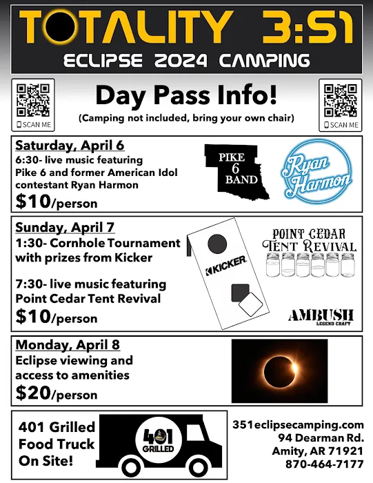 Totality 3:51 Eclipse 2024 Camping 3