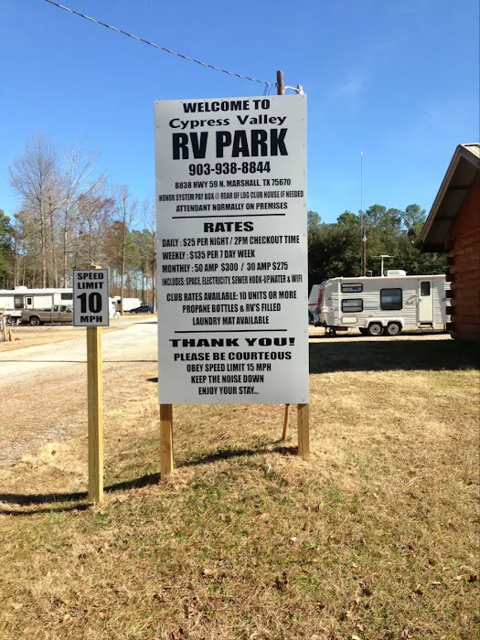 Cypress Valley RV Park 1