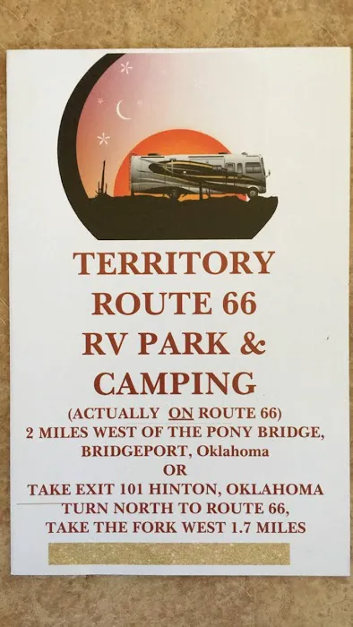Territory Route 66 RV Park & Campgrounds, Take Exit 101, Hinton, Oklahoma 9
