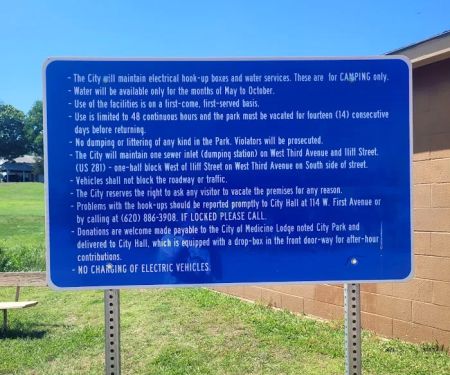 Medicine Lodge Park Camping