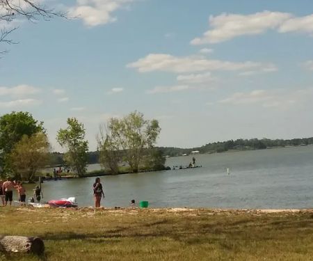 Hughes Campground lake