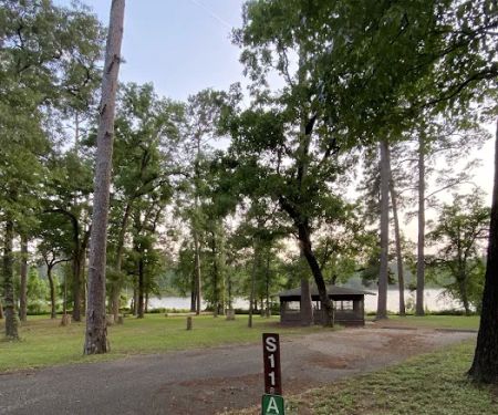 Campsite with Shelter #13