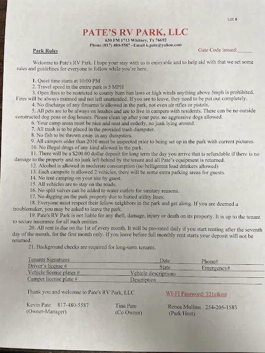 Pate's RV Park 8
