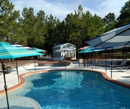 Pine Lake clothing optional RV camping