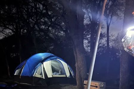 Big Oak Campsite 26 at McKinney Falls State Park