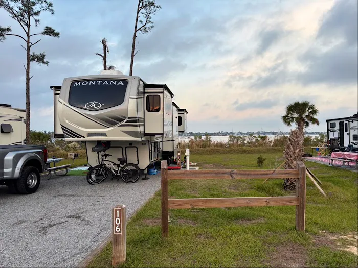 Camping Area at St Andrew's State Park 4