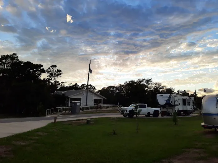 Camping Area at St Andrew's State Park 9