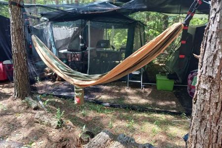 My backyard camp