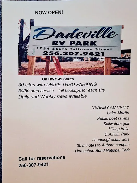 Dadeville RV Park 2