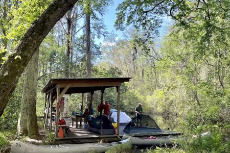Canal run campsite