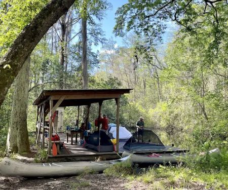 Canal run campsite
