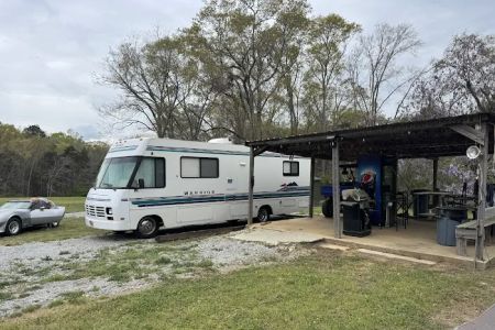 Back Yard Camping Near The Lake