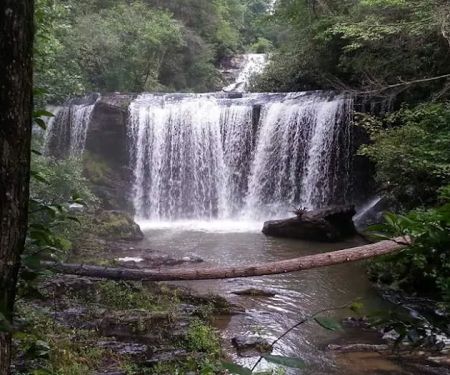 Brasstown Falls Waterfall and Camping Area