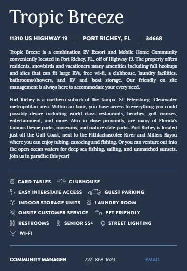 Tropic Breeze RV and Mobile Home Park 7