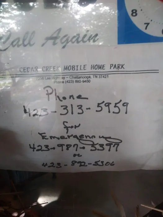 Cedar Creek Mobile Home Park 6