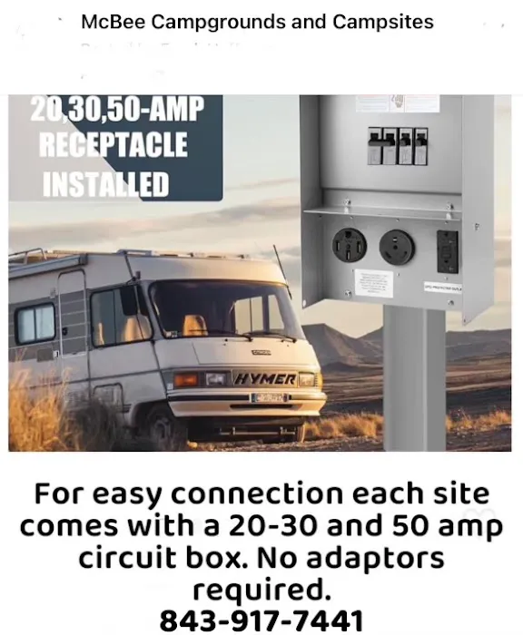 McBee Campground and Campsites 3