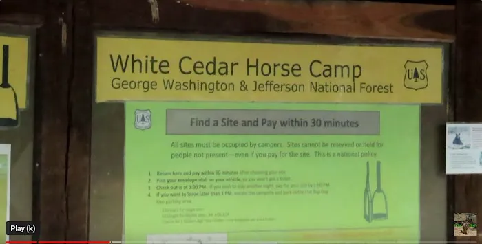 White Cedar Horse Camp 1