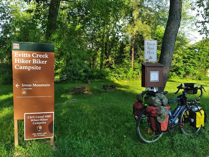 Evitts Creek Campsite 4