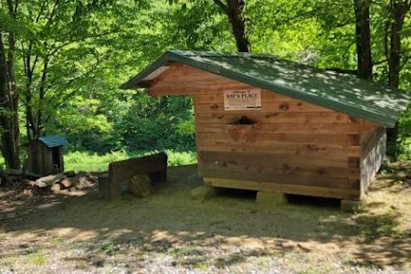 Adirondack shelter - Red Bank Valley Trail