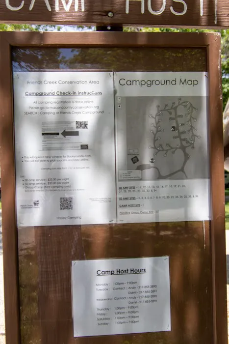 Friends Creek Conservation Area - Group Camping Entrance 7