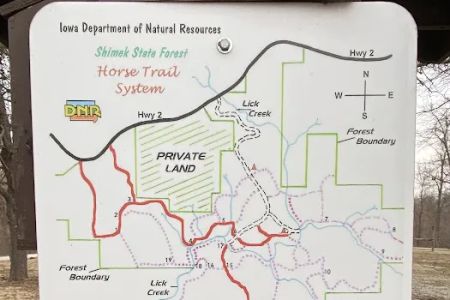 Shimek State Forest Equestrian Campground Upper Camp