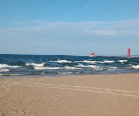 Grand Haven State Park Campground Parking Lot