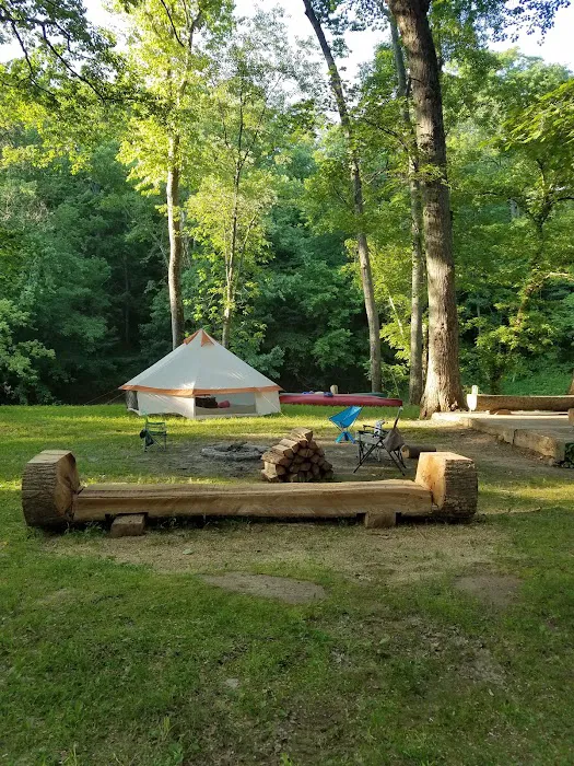 Old Mill Canoe Rental's Blue River Retreat- Primitive Camping 3