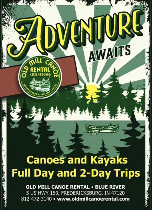 Old Mill Canoe Rental's Blue River Retreat- Primitive Camping 5
