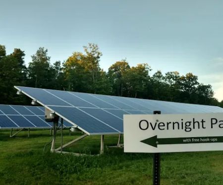 Solar Powered RV Overnight Parking