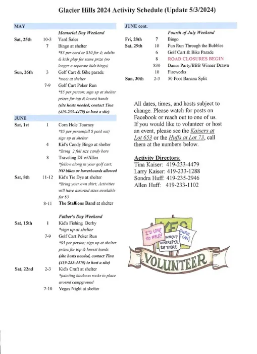 Glacier Hill Lakes RV Resort 9