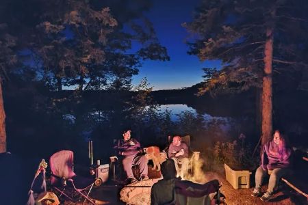 Pine River Flowage Boat Landing and Camp Sites (south end)