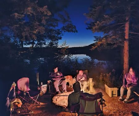Pine River Flowage Boat Landing and Camp Sites (south end)