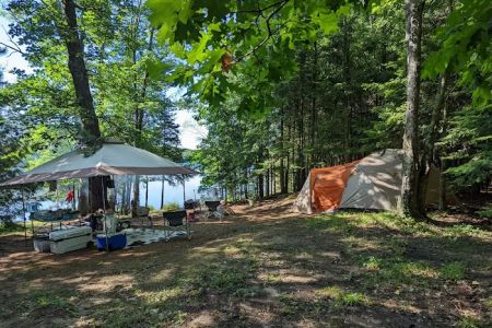 Luna Lake - North Shore campsites