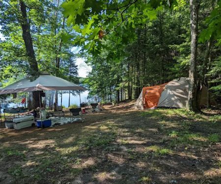Luna Lake - North Shore campsites