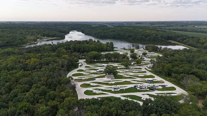 Lake Ahquabi State Park Campground 3