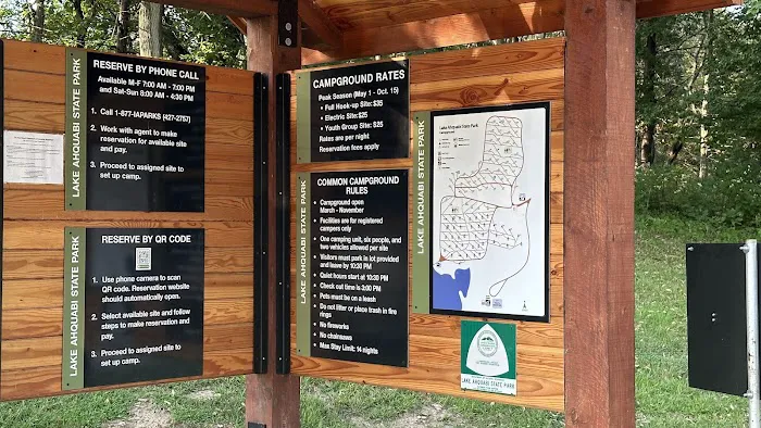 Lake Ahquabi State Park Campground 8