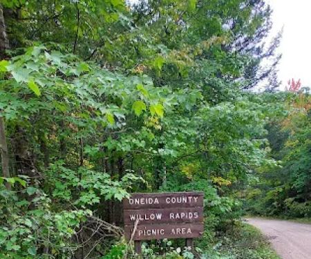 Oneida County picnic area and camping
