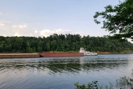 Campground on the lower Cumberland River