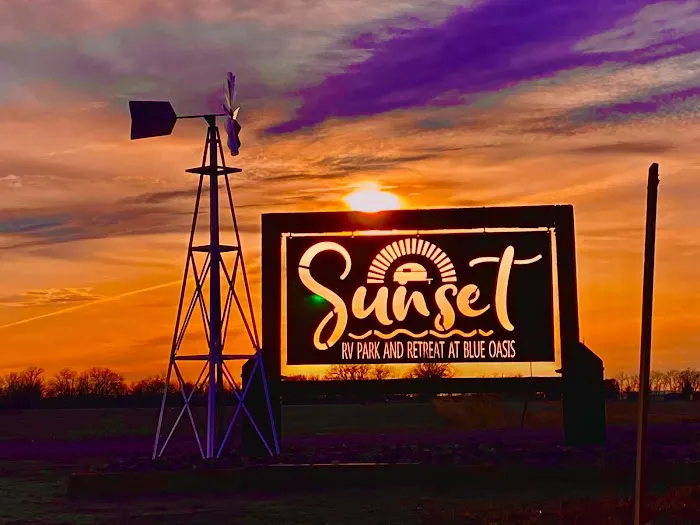 Sunset at Blue Oasis RV Park 5