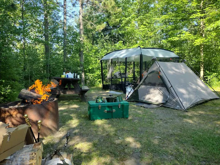 Mio Pond State Forest Campground circle camp 10