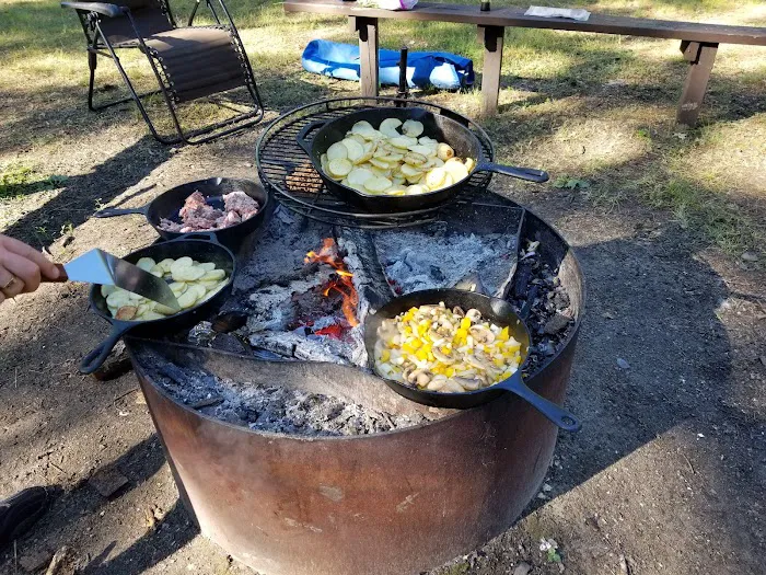 Mio Pond State Forest Campground circle camp 4
