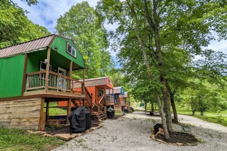 Fireglow Forest Riverside Cabin Rentals