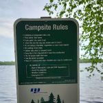 Island lake campsite