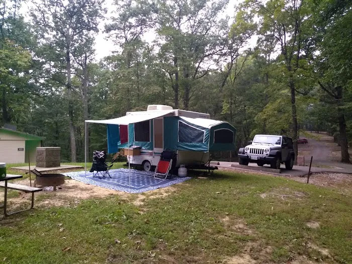 Lake Hope State Park Campground 1