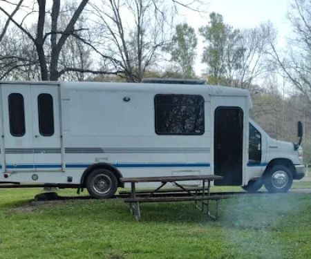 The Campground at Strouds Run State Park