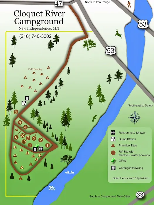 Cloquet River Campground 1