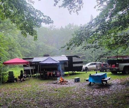 Rauch Road Gas Well Campsite