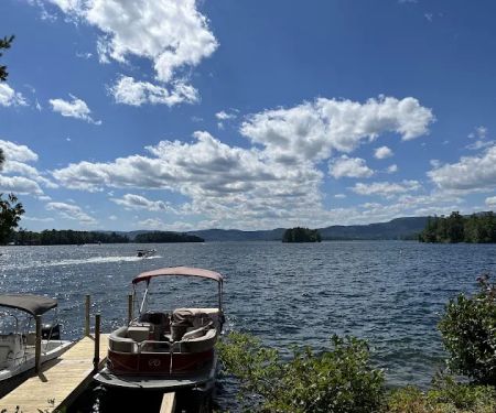Lake George Island Camping
