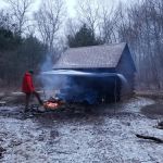 Great Lyons camping area shelter