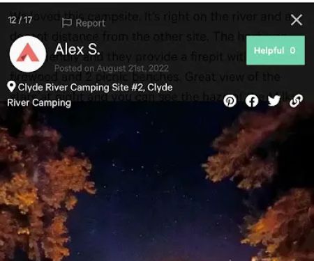 Clyde River Camping
